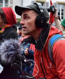 Les médias audio-visuels étaient présents
